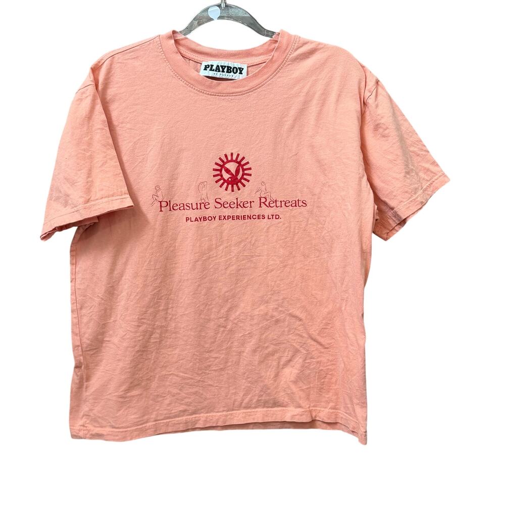 Playboy Pacsun T Shirt Size Large Pleasure Seeker Retreats Tee Casual